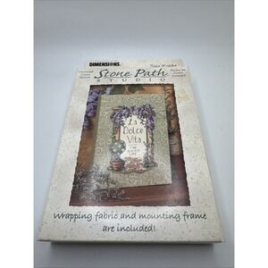 Dimensions Stone Path La Dolce Vita THE GOOD LIFE 72837 Counted Cross Stitch Kit